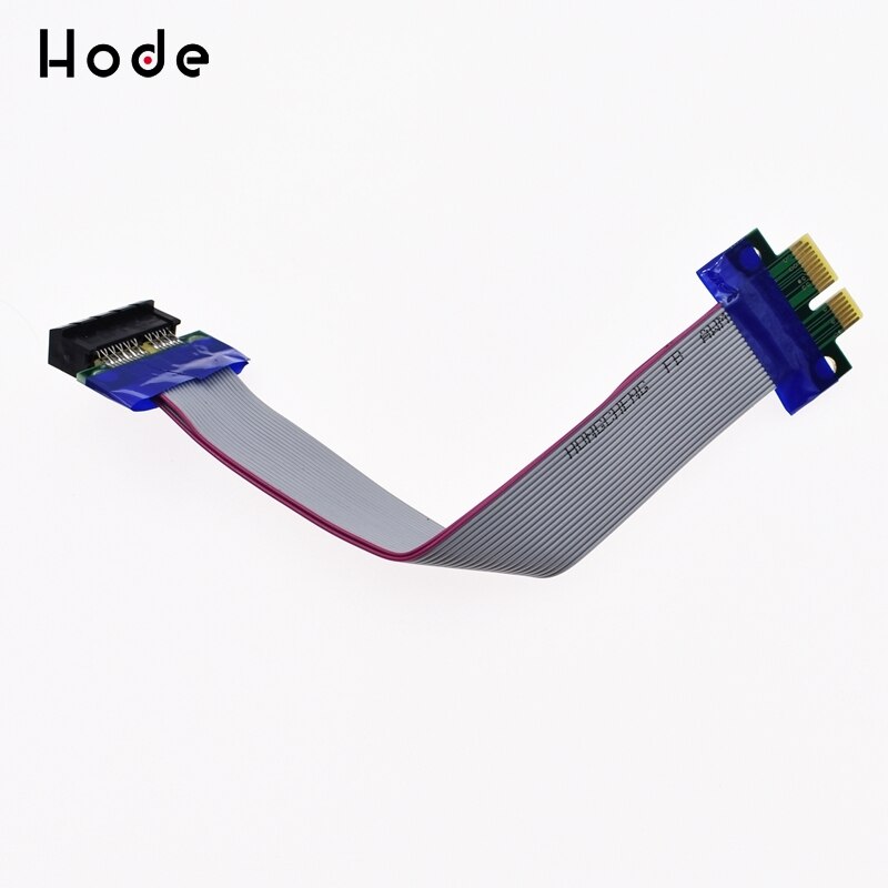 PC PCIE 1X 4X 8X 16X Pro Riser Card Ribbon DURABLE Extender Extension Cable: PCI-E 4X to 4X