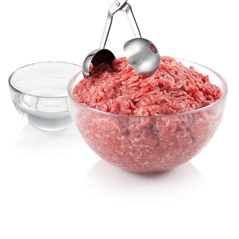 Roestvrij Staal Vlees Bal Clip Handig Gehaktbal Clip Keuken Vlees Bal Clip (Willekeurige Kleur)