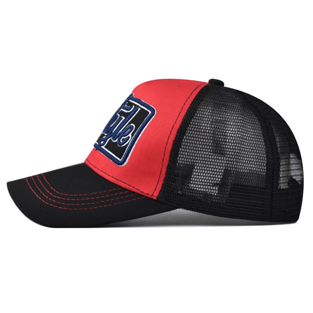 FS 2022 Sommer 3D Stil Stickerei Atmungs Männer Trucker Kappen Mit Gittergewebe modisch Gelb Streetwear Frauen 5 Tafel Baseball Kappe