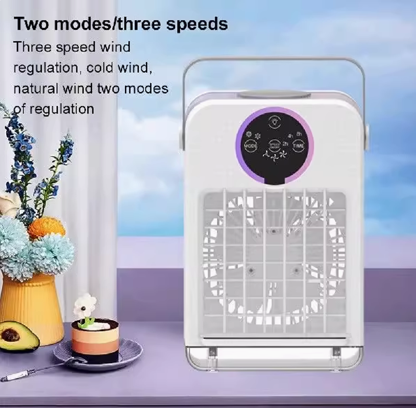 Sproeiventilator met water- en koude ventilator Airconditioning Slaapzaal Kantoor elektrische ventilator Huishoudelijke plug-in koelsproeiventilator