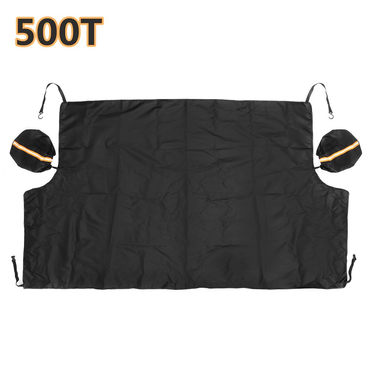 Car Windshield Cover 500T 190T Snow cover with Reflective Strip Frost Guard Window Windscreen Sun Shade cover Dust Protector: 500T