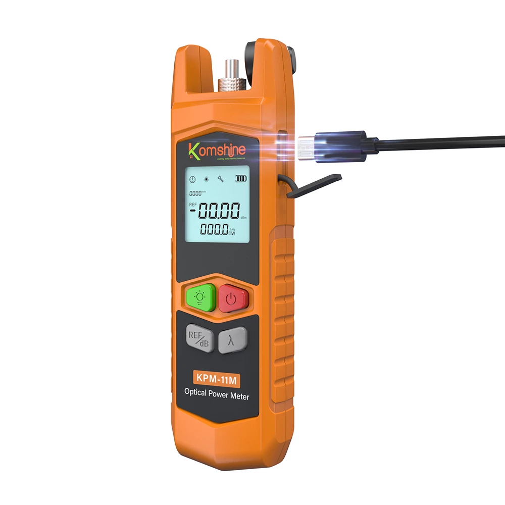 KPM-11M Komshine Fiber Optical Power Meter Mini OPM Medidor de potência PT Support FC/SC/ST interface Free Ship