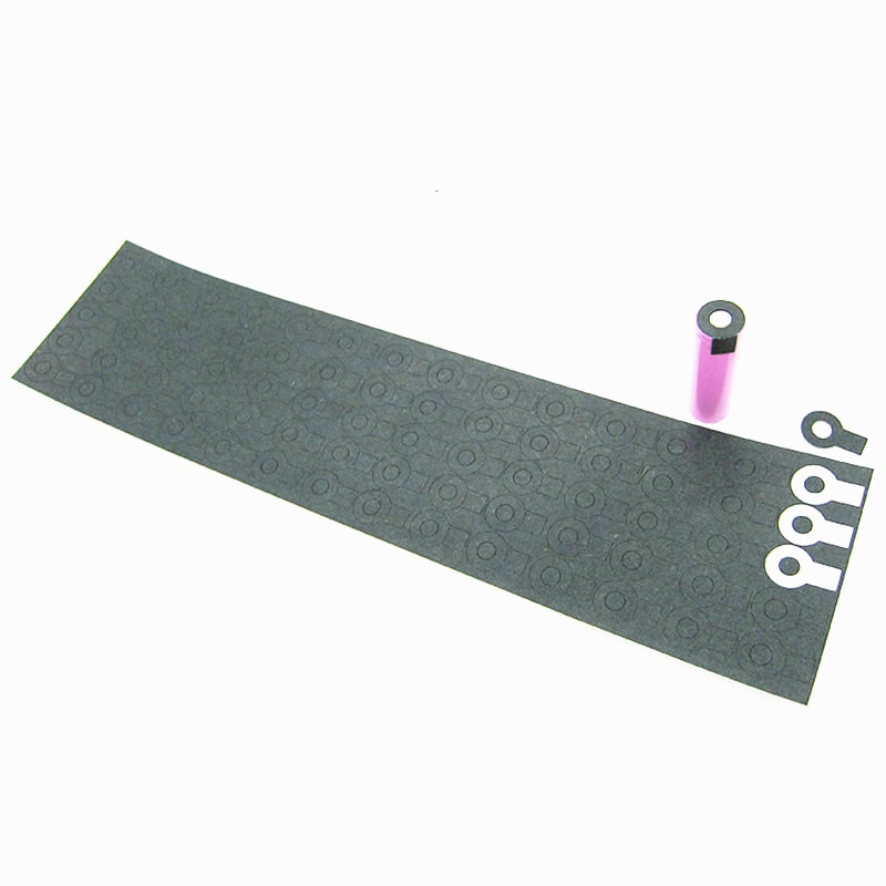 70pcs 1S 18650 Battery Insulation Gasket Barley Paper Battery Pack Cell Insulating Glue Patch Positive Electrode Insulated Pad