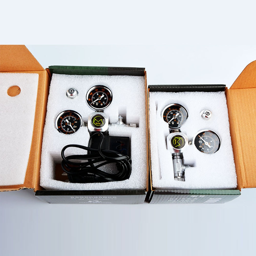 NICREW Aquarium CO2 Regulator Magnetic Solenoid Kit Check Valve Fish Tank Accessories CO2 Control System Reactor Generator Set