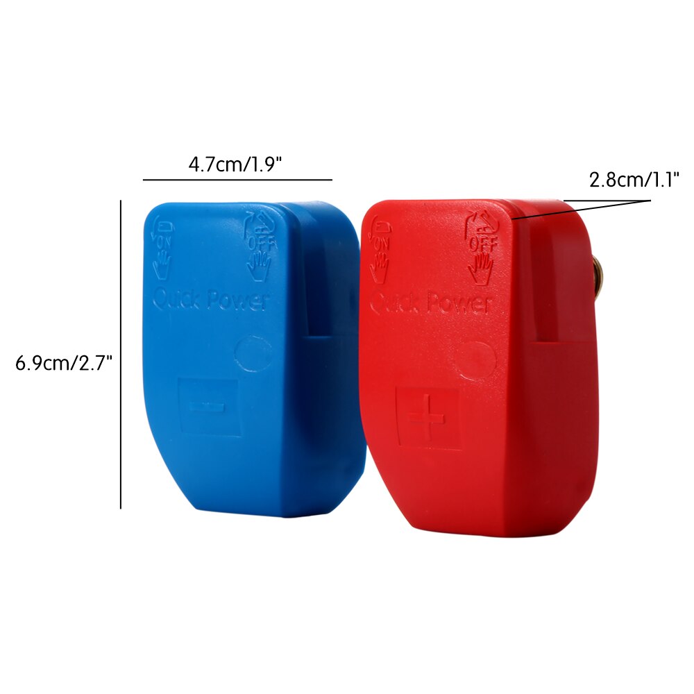 Estilo do carro Par de Terminais de 12 V Da Bateria de Liberação Rápida Grampos para Carro Barco Caravan Motorhome