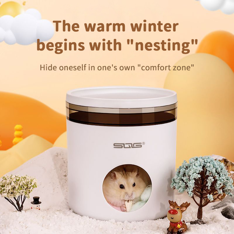 Hamster house insulation nest sleeping nest multifunctional cotton ball insulation winter supplies Golden Bear hedgehog house
