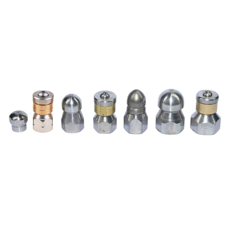 High Pressure Washer Pipe Spray Nozzle, Spray Nozzle, Nose Pressure, Drain Pipe,1 / 8 1/4 3 / 8 BSP Female Thread