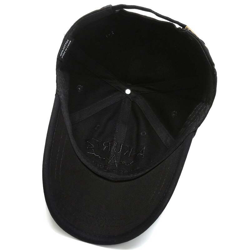 Brief Een Kurtz Borduren Hip-Hop Baseball Cap Mannen En Vrouwen Koreaanse Outdoor Sport Zomer Zonnehoed Verstelbare elastische Vader Hoed