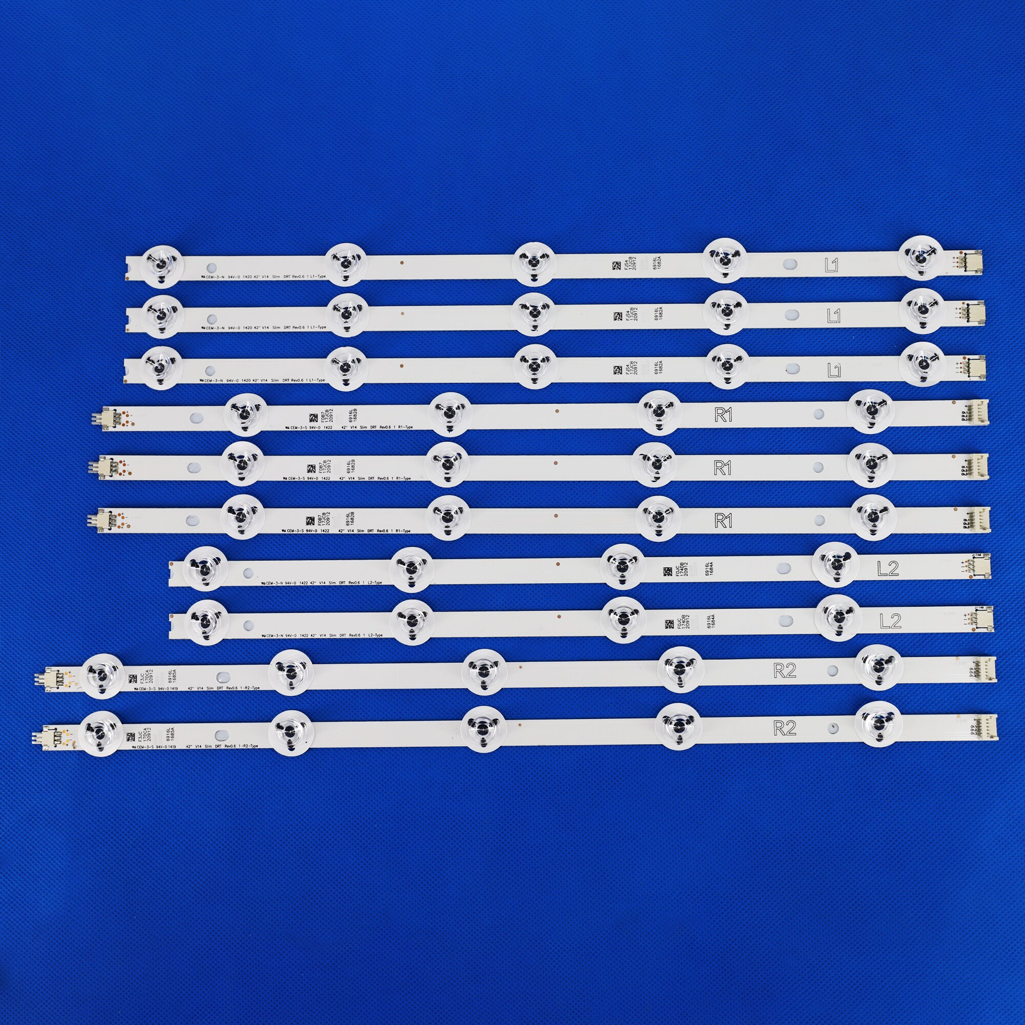 10 kpl x led-taustavalonauha  lg 42 lb 670v 42 lb 671v 42 lb 673v 42 lb 675v 42 lb 677v 42 lb 679v 42 lb 700v 42 lb 730v 42 lb 731v 42 lb 720v