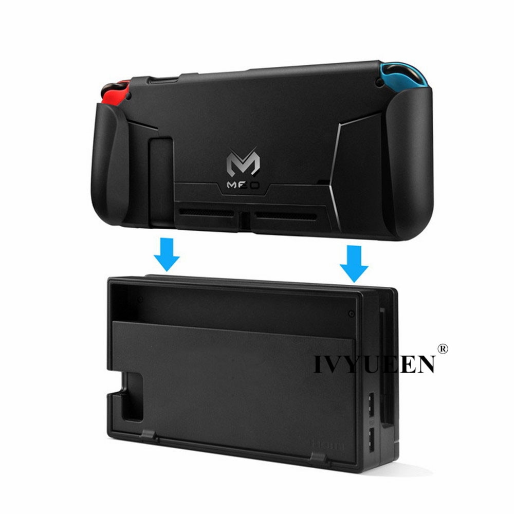 Funda con empuñaduras protectoras de TPU para consola de interruptores de lvyueen para controlador de interruptores 4 juegos de absorción de golpes