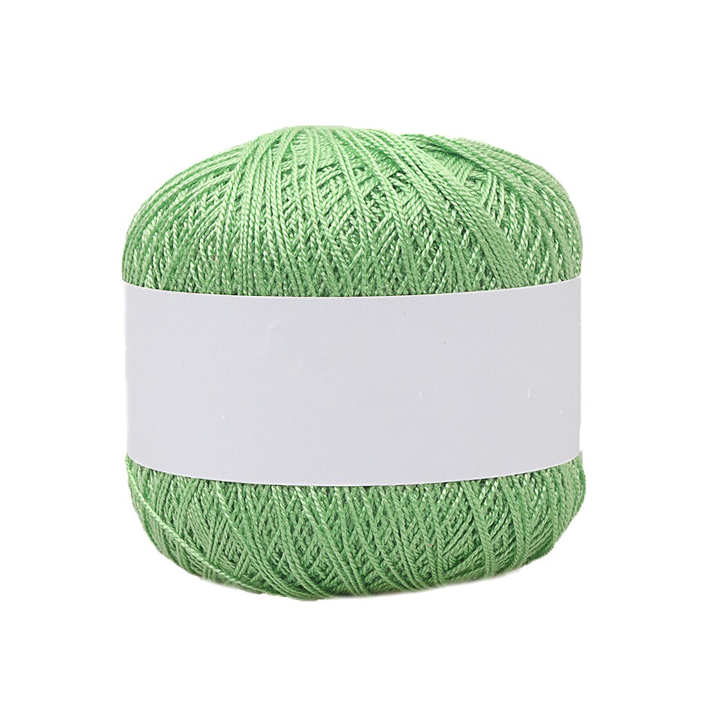 Hilo de ganchillo de algodón de leche para tejer a mano, hilo antipelusas de buena para cárdigan, bufanda, sombrero, suéter, muñeca: green