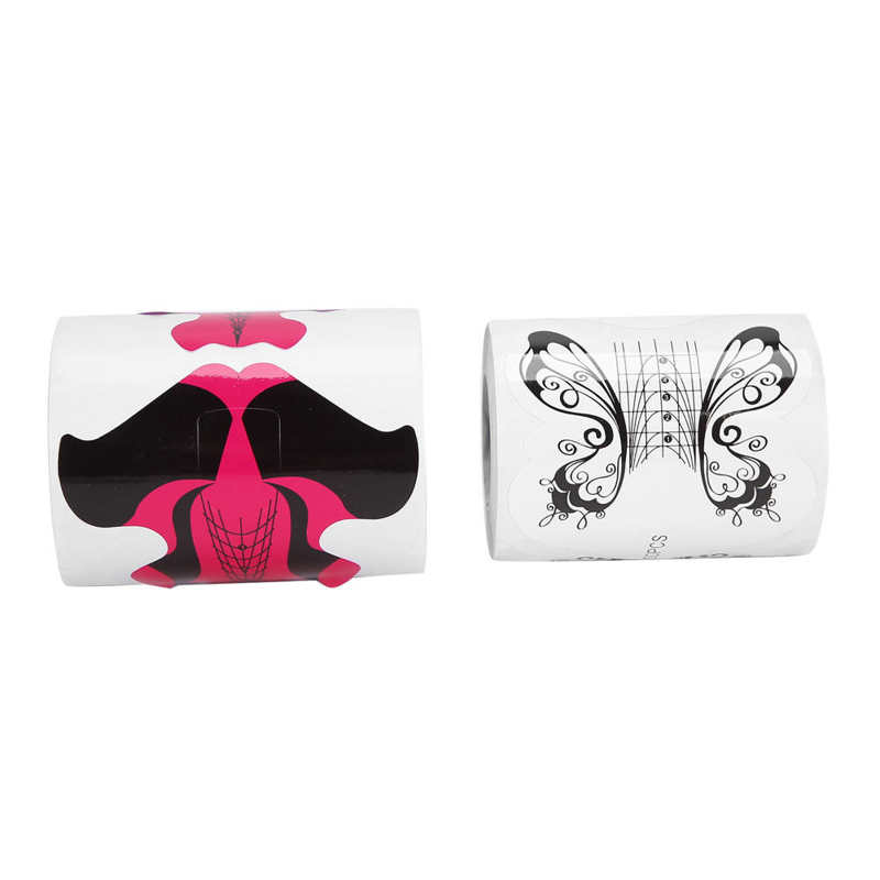 Nail Extension Sticker Nail Forms French Self‑Adhesive Nail Extension Sticker PVC Decoration Manicure Tool