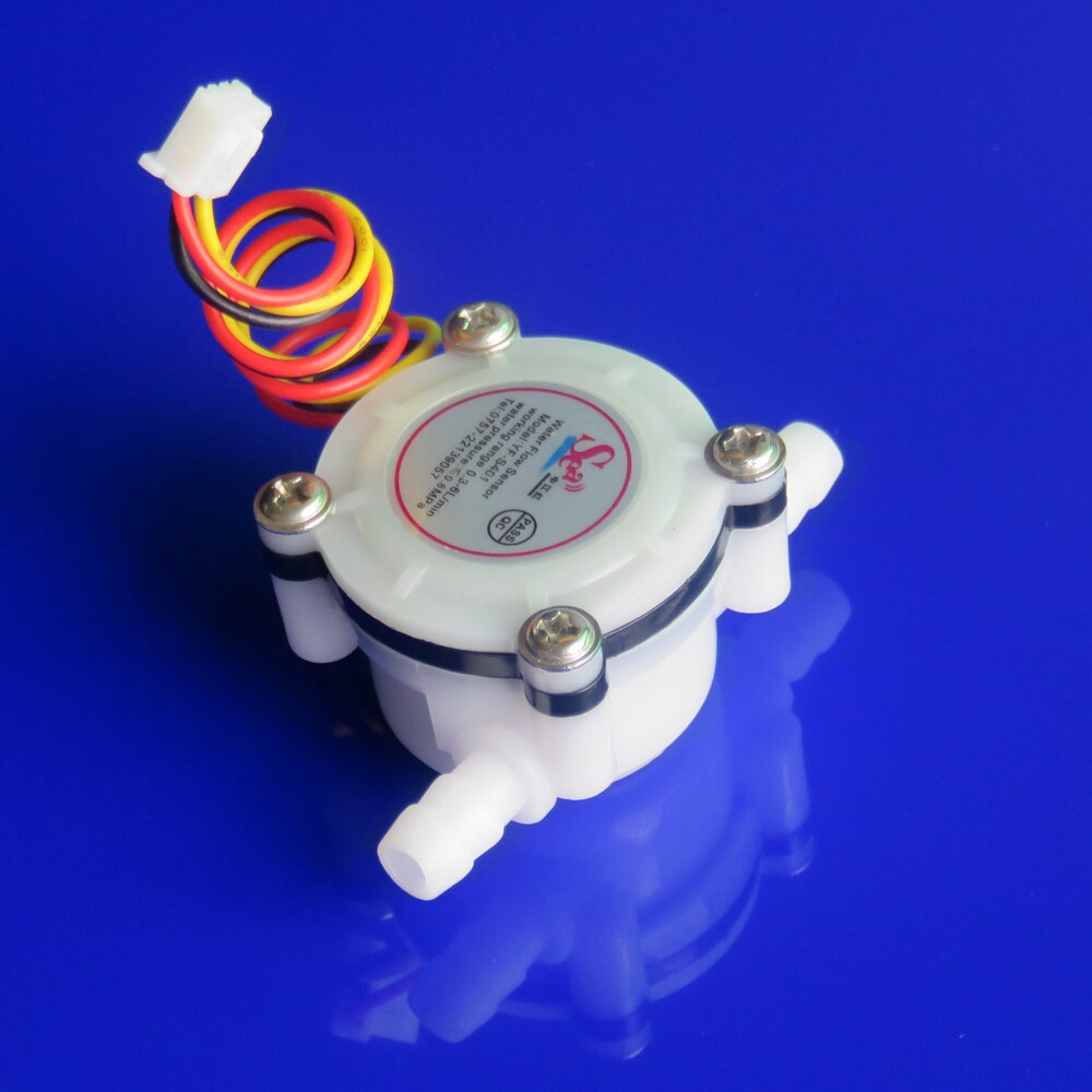 High precision water flow sensor connector Coffee machine flow sensor,Flow range:0.3-6L/min water flow hall sensor tools