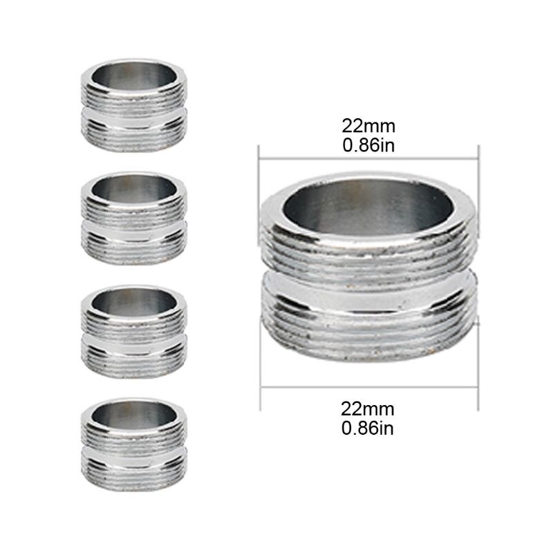 5 Stks/set Waterzuiveraar Beluchter Connector Vervangingen Messing Kraan Adapter Keuken Badkamer Kraan Accessoires: 9