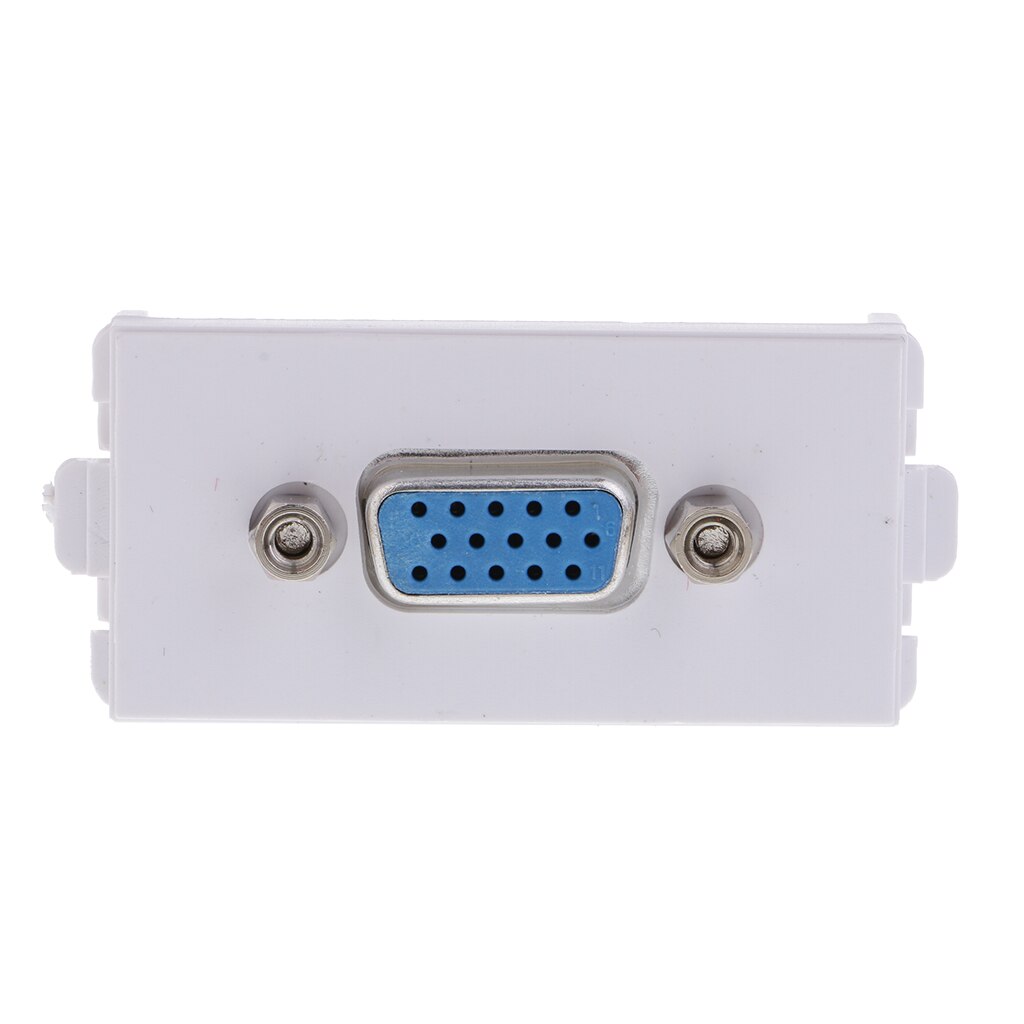 Thuis Vga Stopcontact Module Modulaire Outlet Plaat Panel Direct Plug