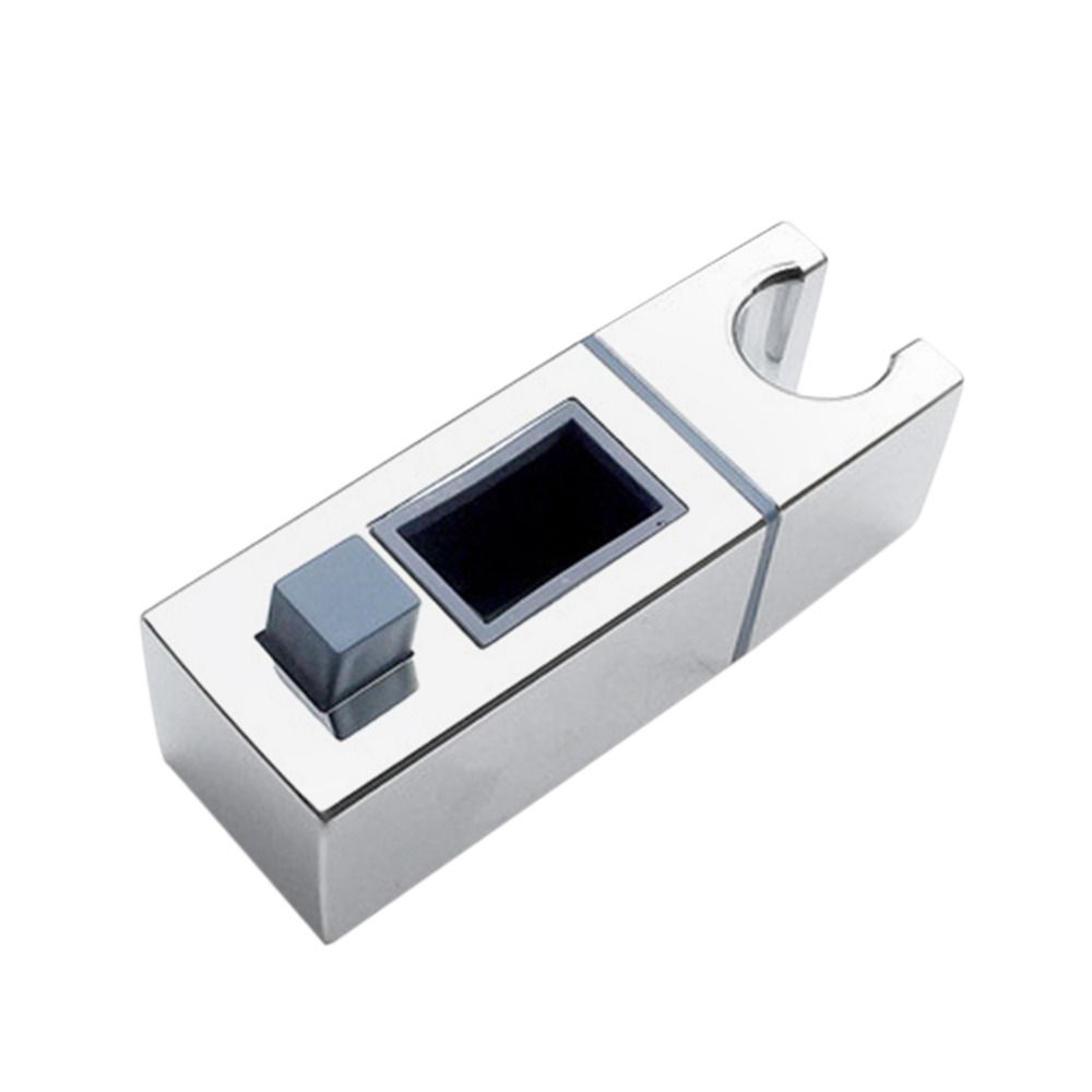 Vierkante Douchekop Houder Verstelbare Draaibare Universele Badkamer Glijbaan Plank Sproeier Vaste Basis Hardware Accessoires: Chrome