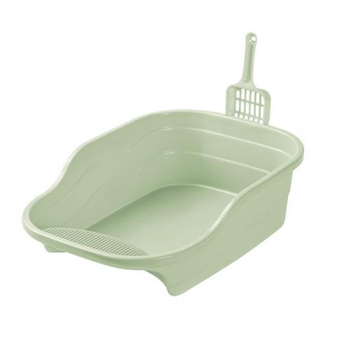 Litter Box Anti-splashing Rabbit Small Rat Litter Box Hamster Toilet Multi-use: Green