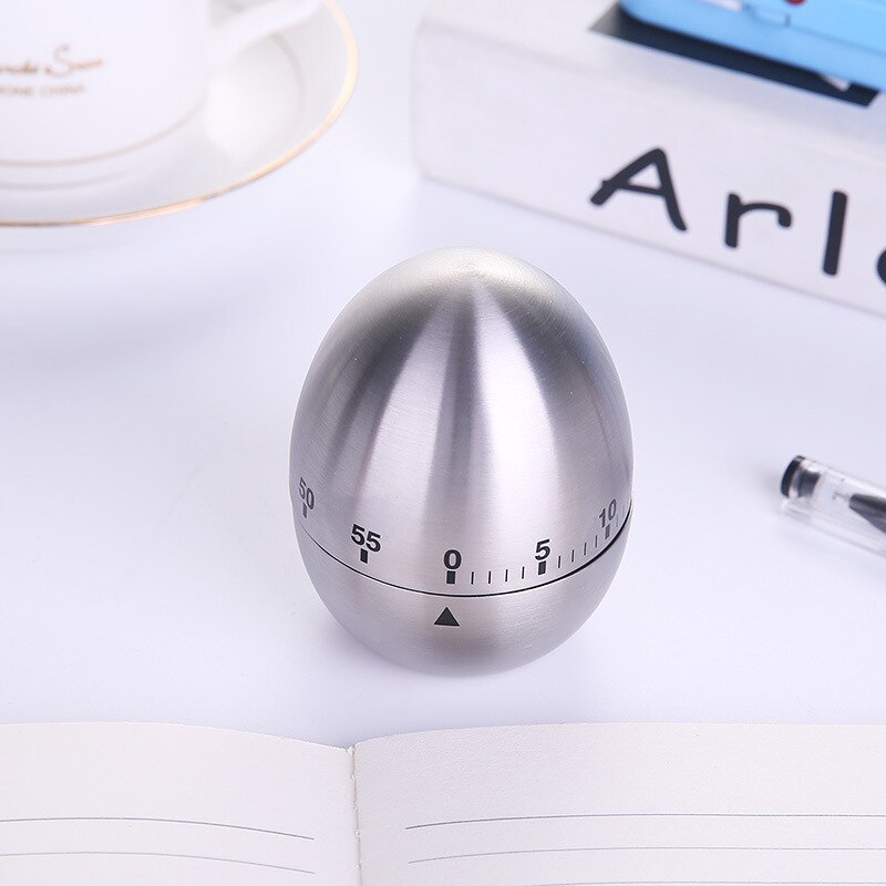 Useful Mechanical Kitchen Cooking Timer Alarm 60 Minutes Stainless Steel Digital Timer Alarm.