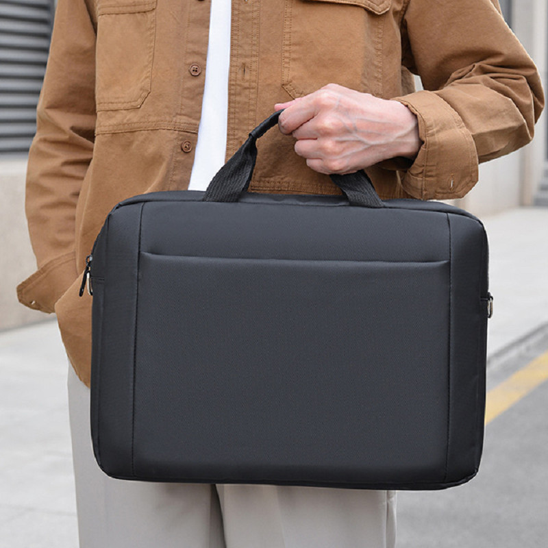 Bolso para portátil de gran capacidad para trabajo, viaje, oficina, maletines de negocios para hombre, bolso para portátil, documentos, funda de ordenador con correa