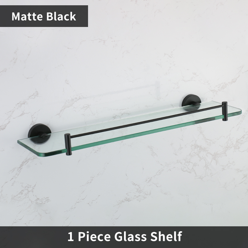 Estantes de baño de acero inoxidable, estante de almacenamiento de ducha, estante de baño de vidrio, estante de champú de montaje en pared, organizador de accesorios de baño: Borgoña