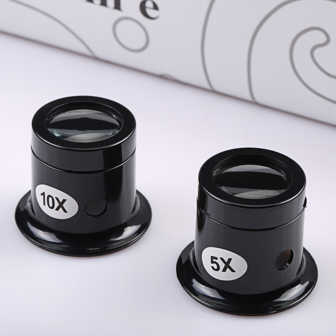 Loupe monoculaire 10X/5X, outil de réparation de Loupe de montre de bijoutier