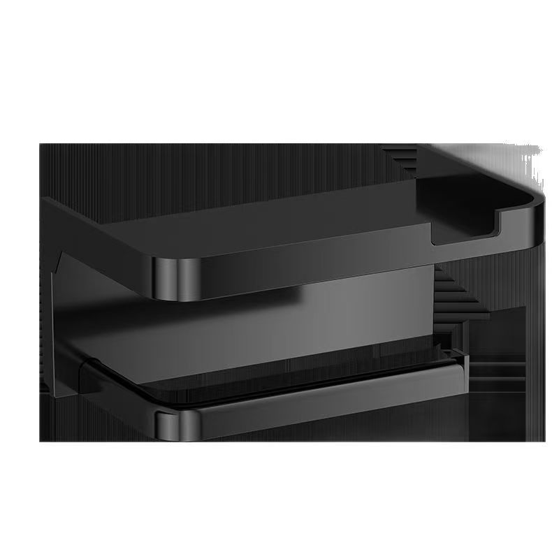 Easy-Install Toilet Paper Holder - Wall-Mounted, No-Punch, Roll Organizer - Bathroom Storage Accessory