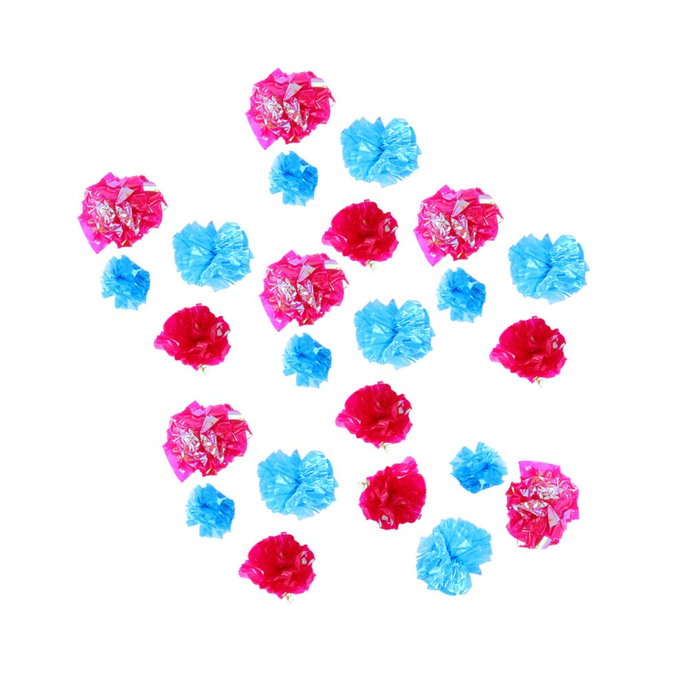 25Pcs Funny Crinkle Cat Balls Cat Sound Rustle Ball Pet Teasing Supplies