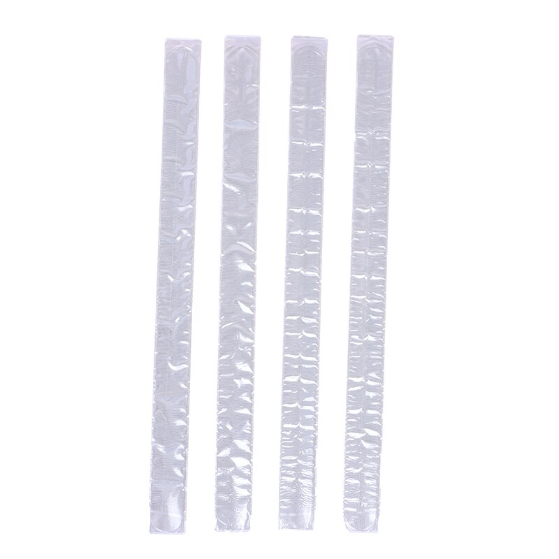 1Pc Fietsen Reflecterende Strips Night Running Vissen Waarschuwing Bike Safety Bicycle Bind Broek Been Band Reflecterende Tape: WHITE