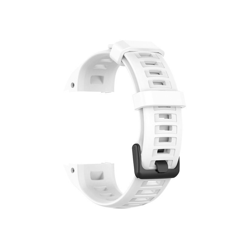 Watchband for Garmin Instinct Silicone Watch Strap fit Instinct 2/Esports/Tide/Solar: WHITE