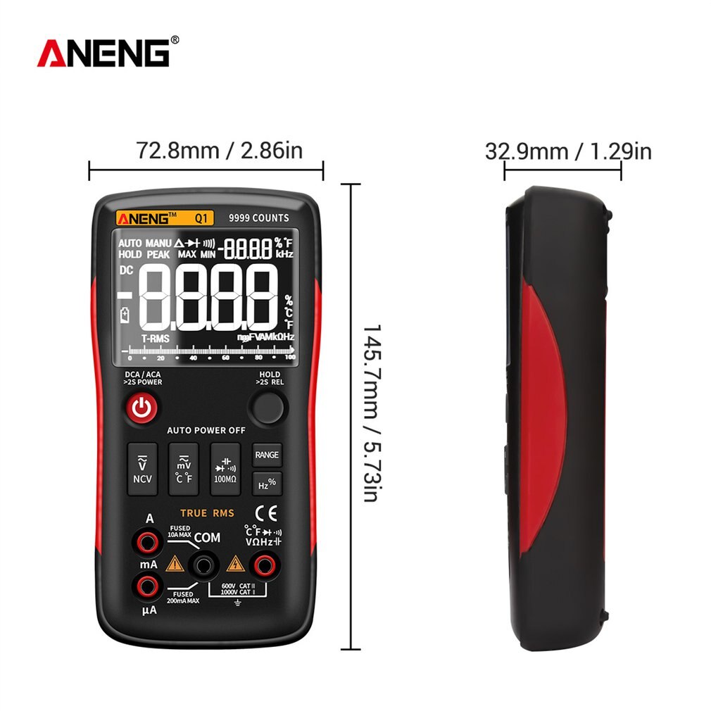 High-precision Digital Multimeter Digital Display Type Fully Automatic Multi-function High-precision Test Meter