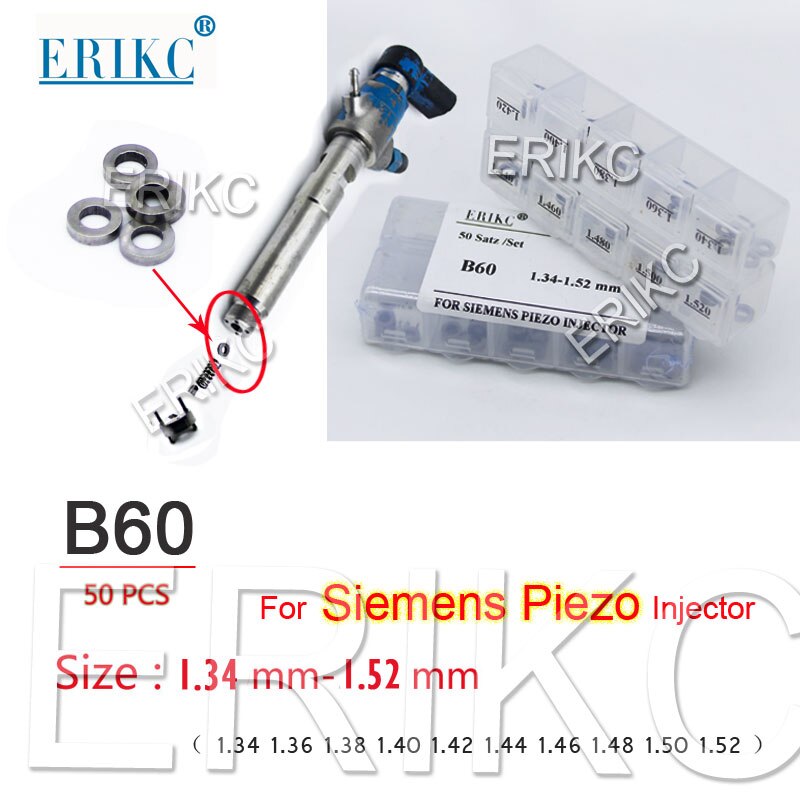 ERIKC Injector Sprayer Nozzle V0600P142 for Siemens Toyota DW10TD 5WS40000 5WS40000Z 9652173780 9652173680 9636819380 198087: B60 (1.34-1.52mm)
