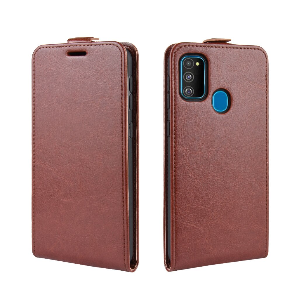 Étui en cuir haut pour Samsung M31 / M30S / M30 / M20 / M10 sac de téléphone: For Samsung M10 / brown