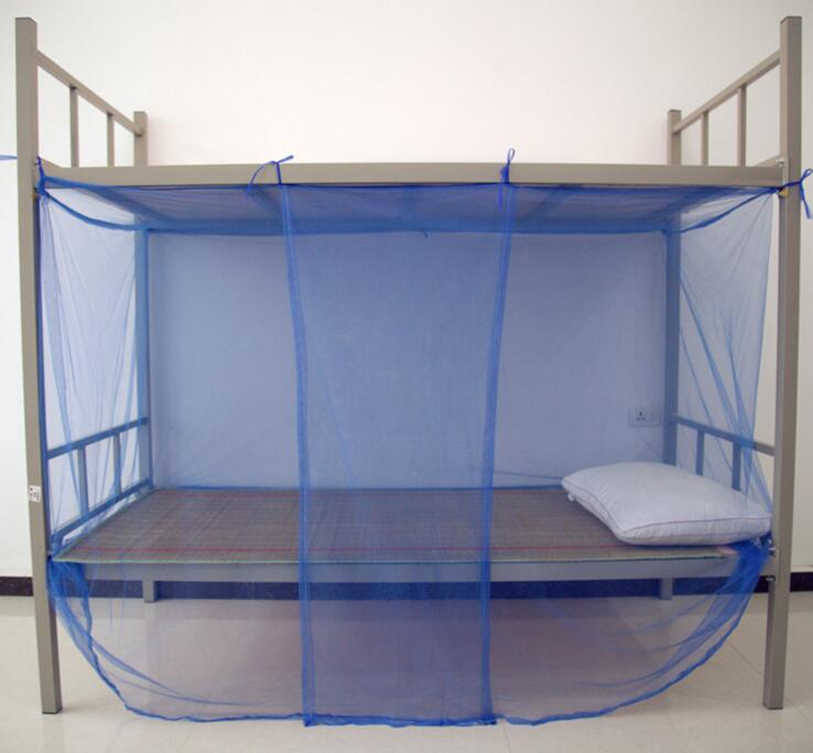 Kant Bed Mosquito Insect Netting Mesh Luifel Prinses Full Size Beddengoed Netto: Blauw