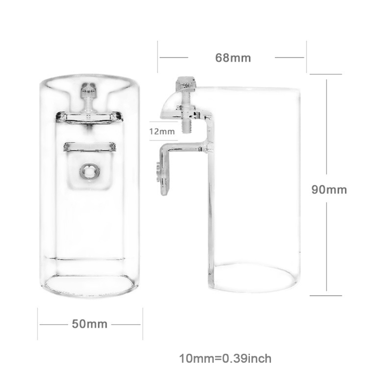 Aquarium Fish Feeder Arcylic Floating Food Feeding Ring Betta Fish Tank Feeder
