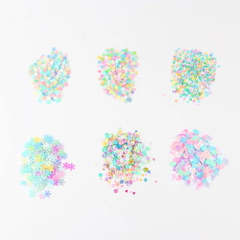 3-10mm Macaron Mix Pailletten Pailetten Sneeuwvlok Shell Muziek Vorm Sequin Paillette Voor Craft DIY Naaien Bruiloft Accessoires 20g