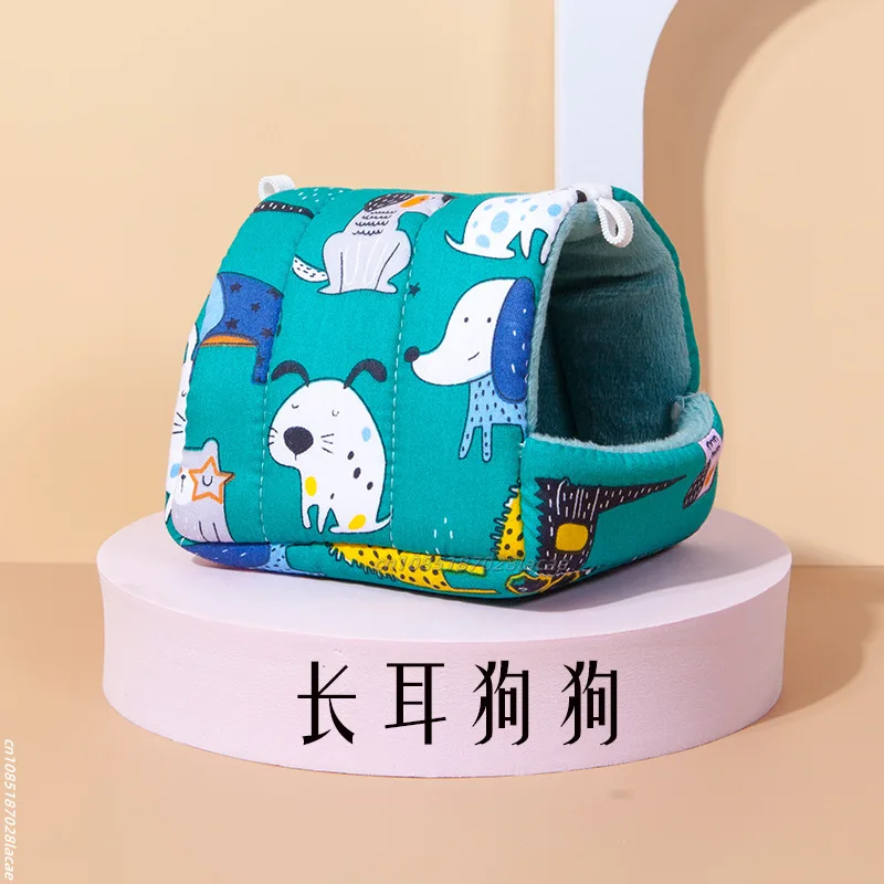 Casa para mascotas, cama para hámster, jaula súper cálida para conejillo de indias, accesorios, cueva, escondite acogedor para erizo, ardilla, jaula colgante para mascotas: S / Multicolor