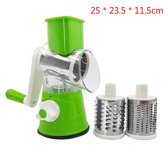 Home Kitchen Rotary Fruit Grater Multifunctional Vegetable Cutter Slicer Tools Kitchen Accessories Potato Cheese Kitchen Gadgets: 6