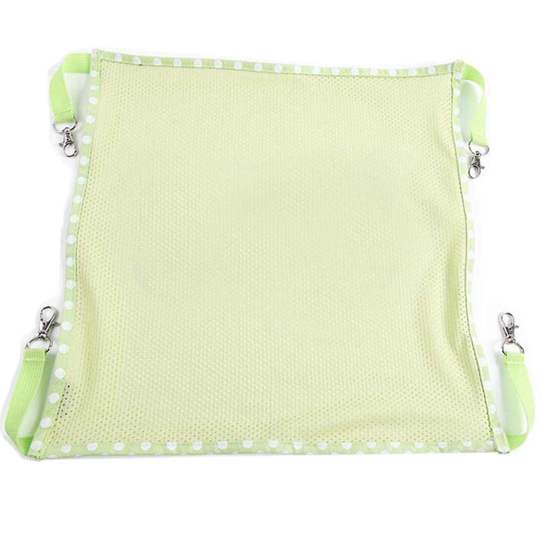 Cat Hammock Cat Climbing Frame Puppy Swing Flannel Mesh Cradle Pet Supplies: Green / M
