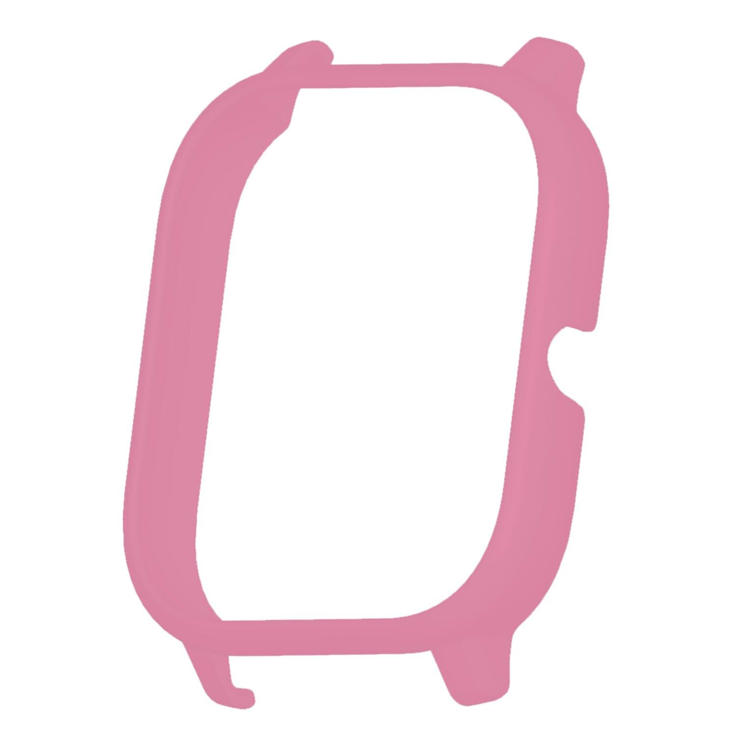 Dla Huami Amazfit GTS etui ochronne na tablet etui na Huami Amazfit GTS obudowa ochronna z TPU rama zderzak zegarek futerał ochronny: różowy