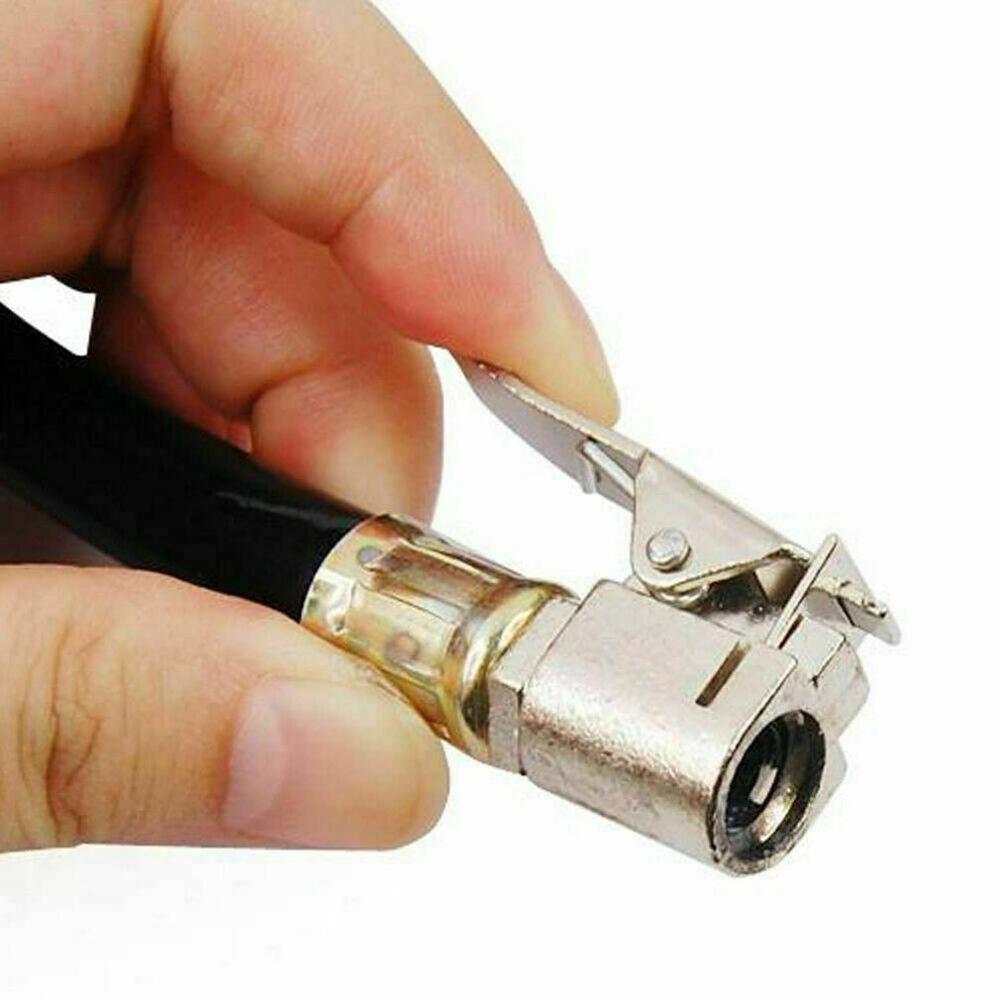 Tire Pressure Inflator Gauge Nozzles LCD Digital Tire Tyre Inflation Pump with Pressure Gauge Accessories