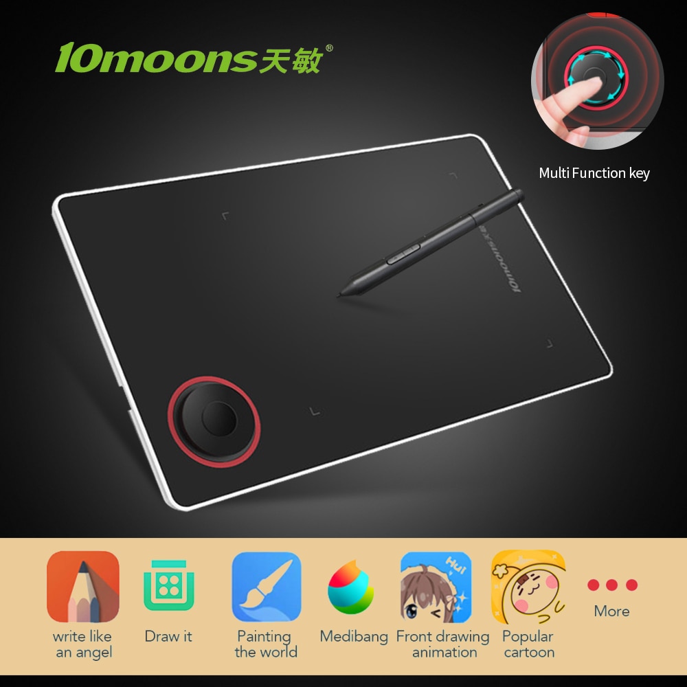 10Moons Drawing Tablet Electronic Blackboard For Drawing Board Graphics Tablet Writing Board Tablets Fraphics Tablets For Phone