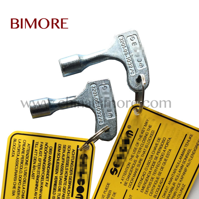 3201.05.1032/C Elevator triangle lock key use for Selcom