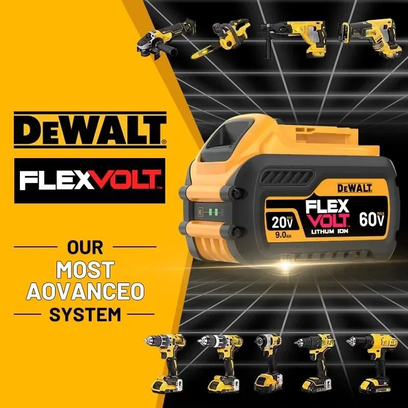 100% original DEWALT 20V battery, dewalt power tool DCB606, DCB205，DCB206，DCBGene，DCB200 MAX，20V，60V， 6AH,9AH,dewalt batteries