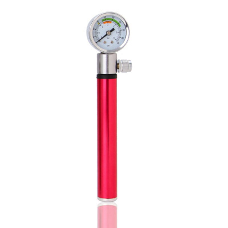 5 farbe Mini Fahrrad Pumpe Tragbare Fahrrad Luftpumpe Fahrrad Reifen Inflator MTB Rennrad Radfahren Pumpe Fahrrad Zubehör: rot