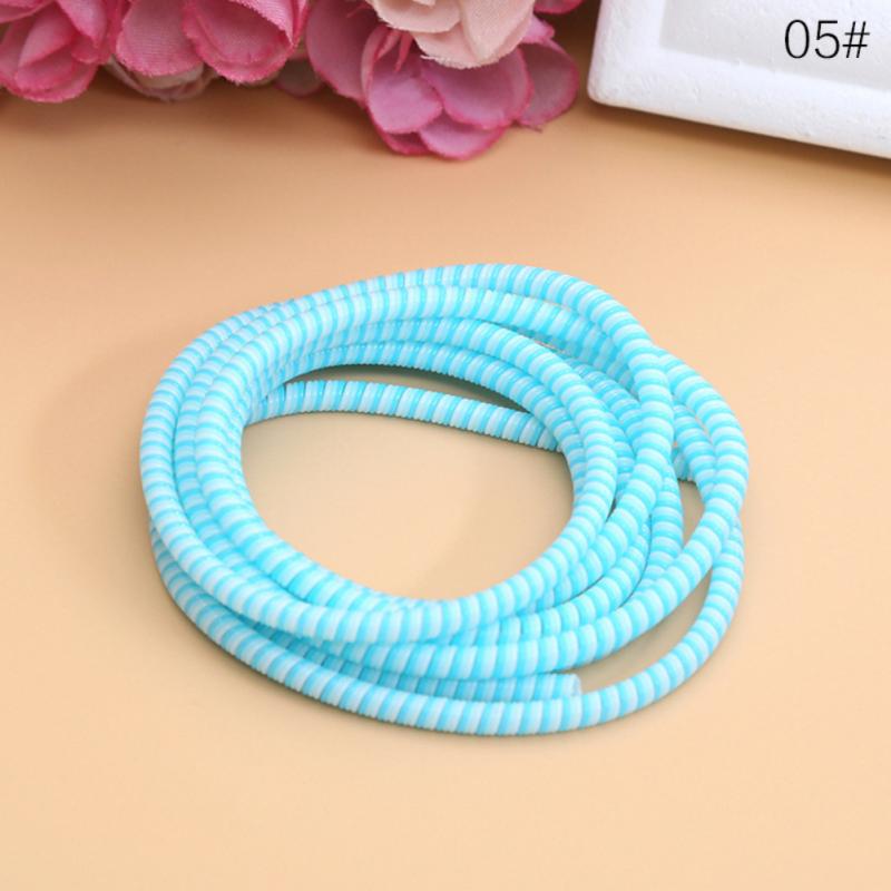 1.4M Kabelhaspel Draad Case Datalijn Bescherming Kabel Protector Usb Opladen Wire Cord Bescherming Voor Oortelefoon Oplader Kabel: 05