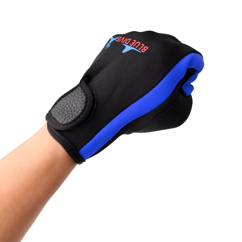 1 paire Durable 1.5mm néoprène plongée sous-marine surf gants pour la chasse sous-marine surf wakeboard kayak