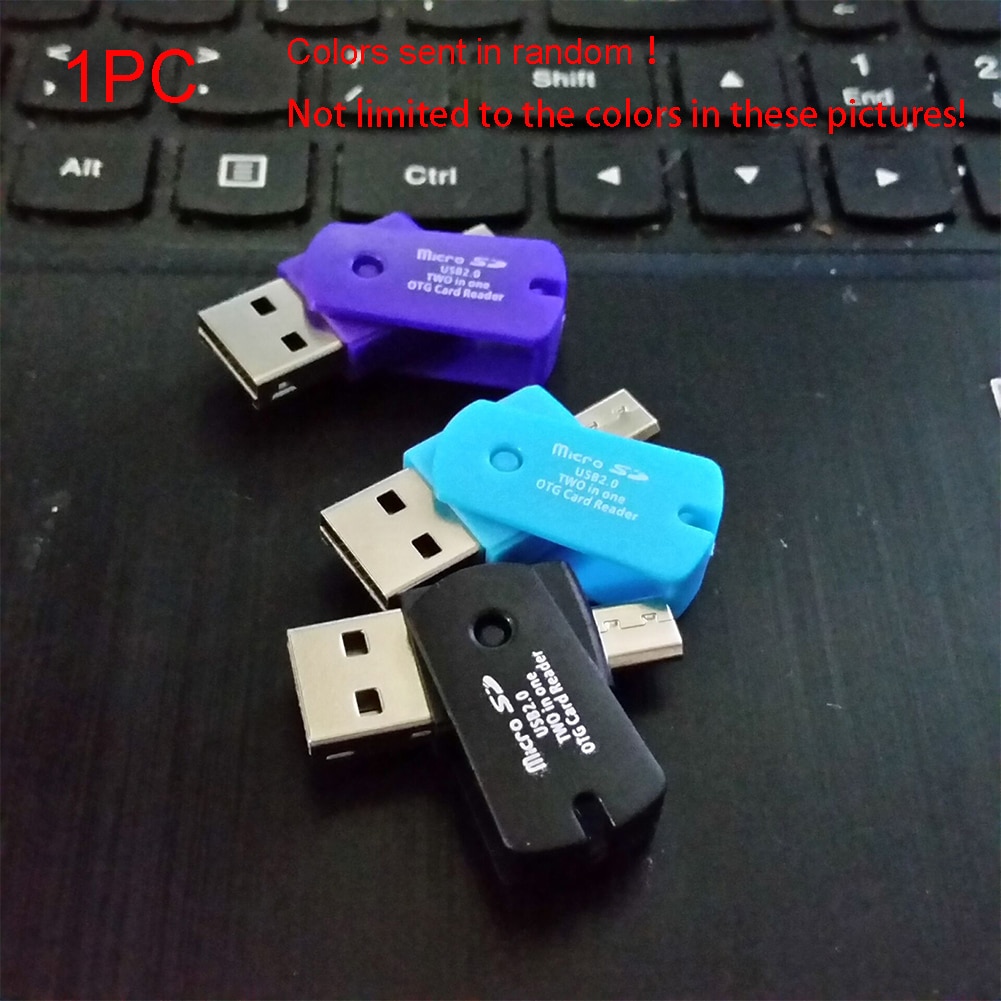 Lecteur de carte T-Flash USB 2.0 durable de pour adaptateur de carte Micro TF #824