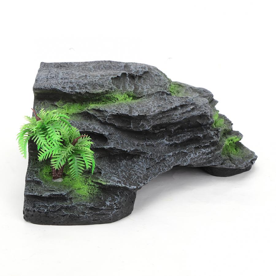 Resin Ladder Climbing Platform Hide Cave Fish Reptile Accessories Lizard Amphibian Landscaping Aquarium Ornament