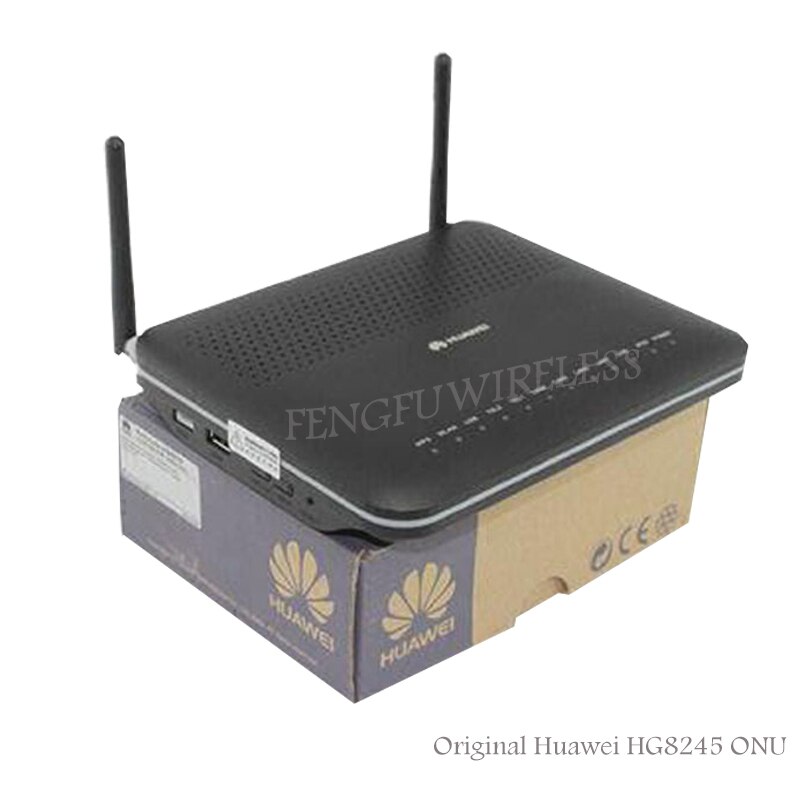 Brand HG8245 Gpon Wireles Terminal Onu, 4GE Voice 2 Poort Wifi Poort Optische Echolife Telecom Draadloze Netwerk Router