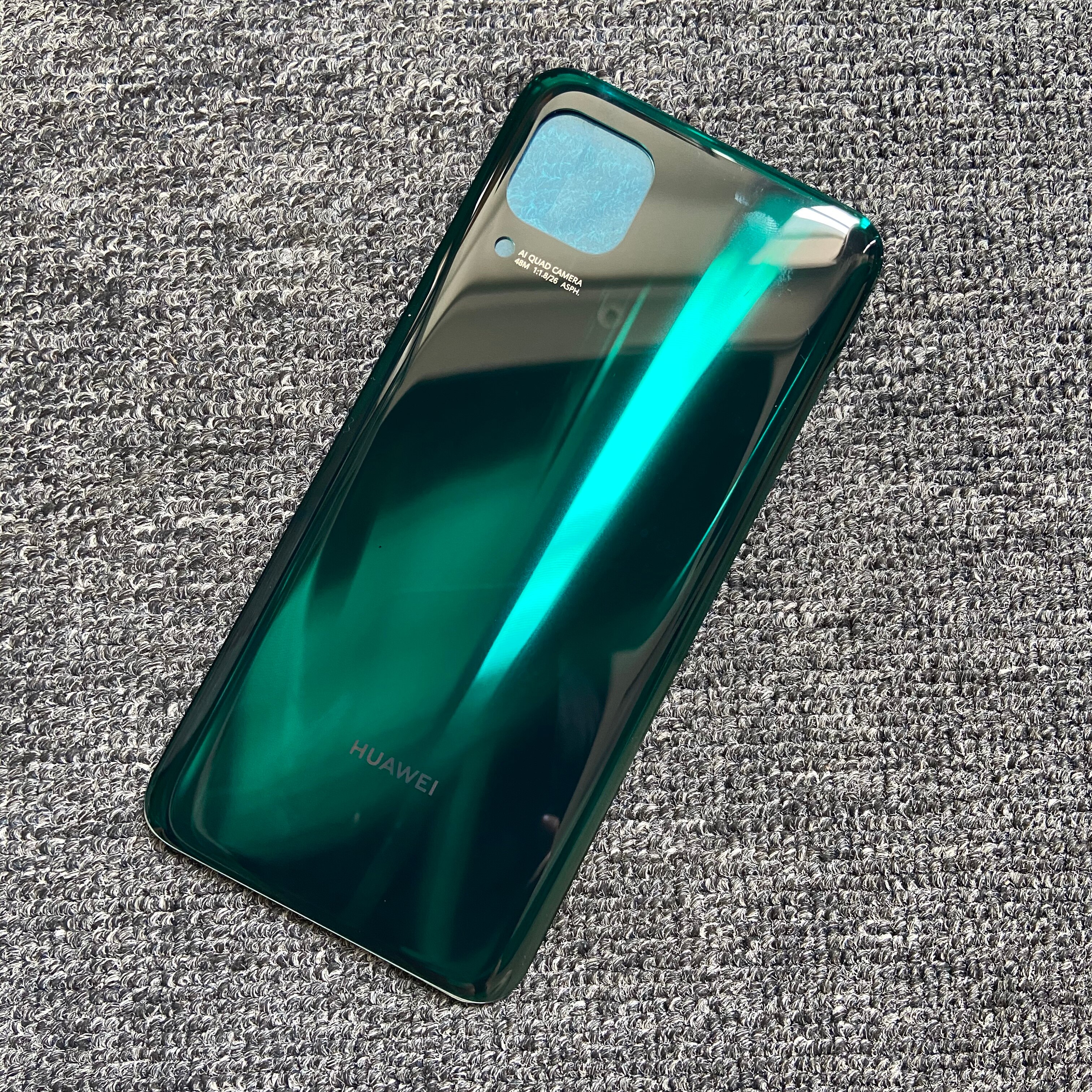 6.4 &quot;Voor Huawei P40 Lite JNY-L21 JNY-L22 Back Glass Cover Batterij Behuizing Deur Lens Rear Case Met Camera Lens nova 7i 6SE 6 Se: p40lite no len green